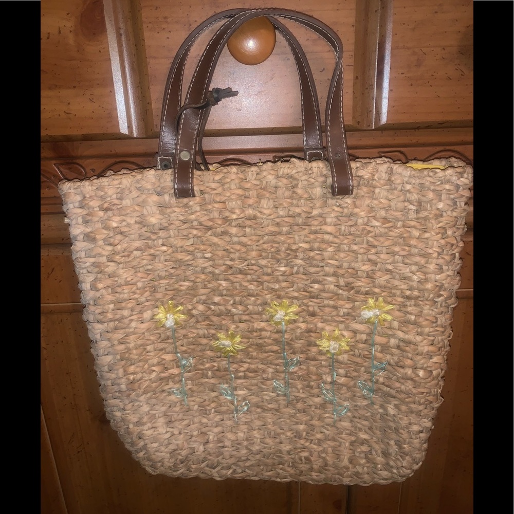 Amanda Smith Wicker handbag
